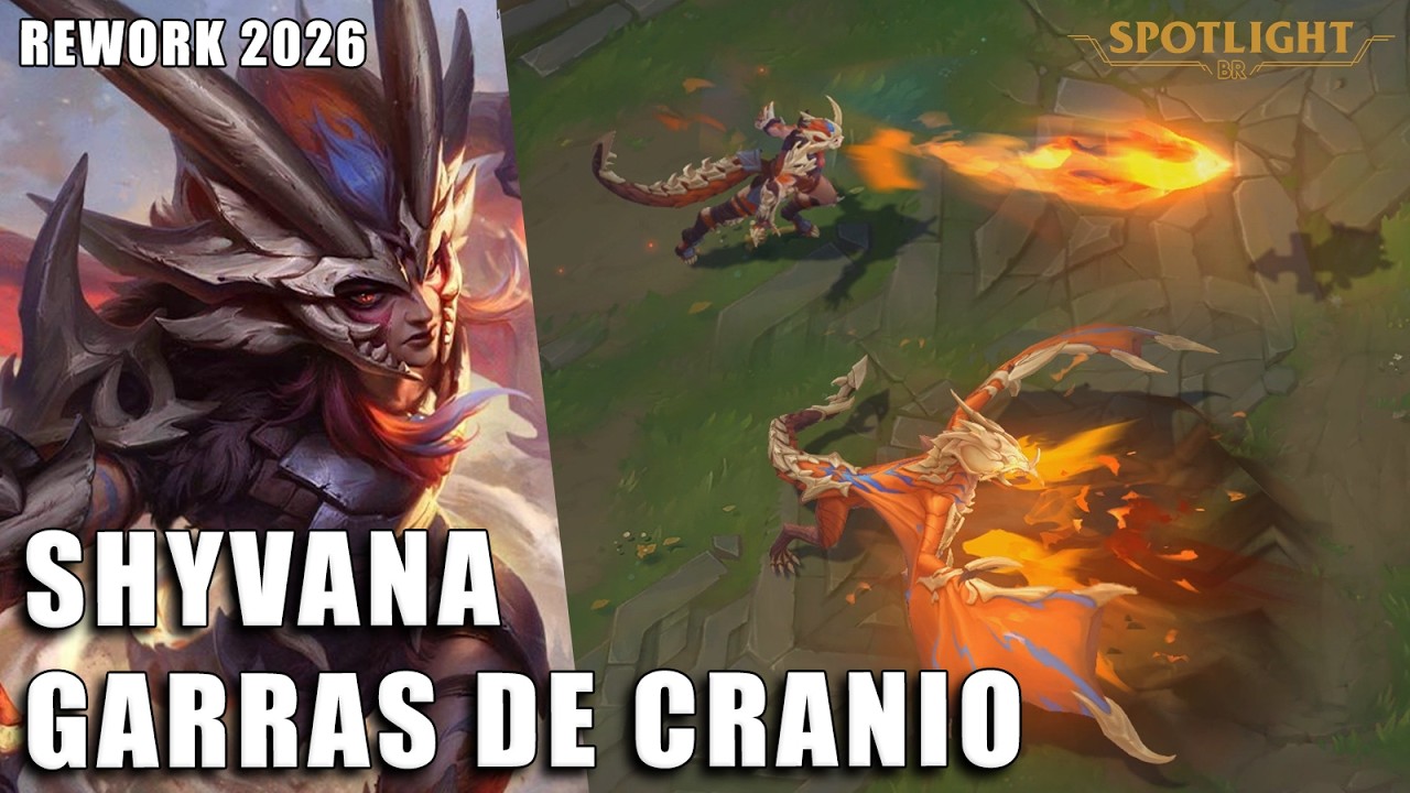 Shyvana Garras-de-Cranio - REWORK 2026 - Skin Spotlight PREVIA