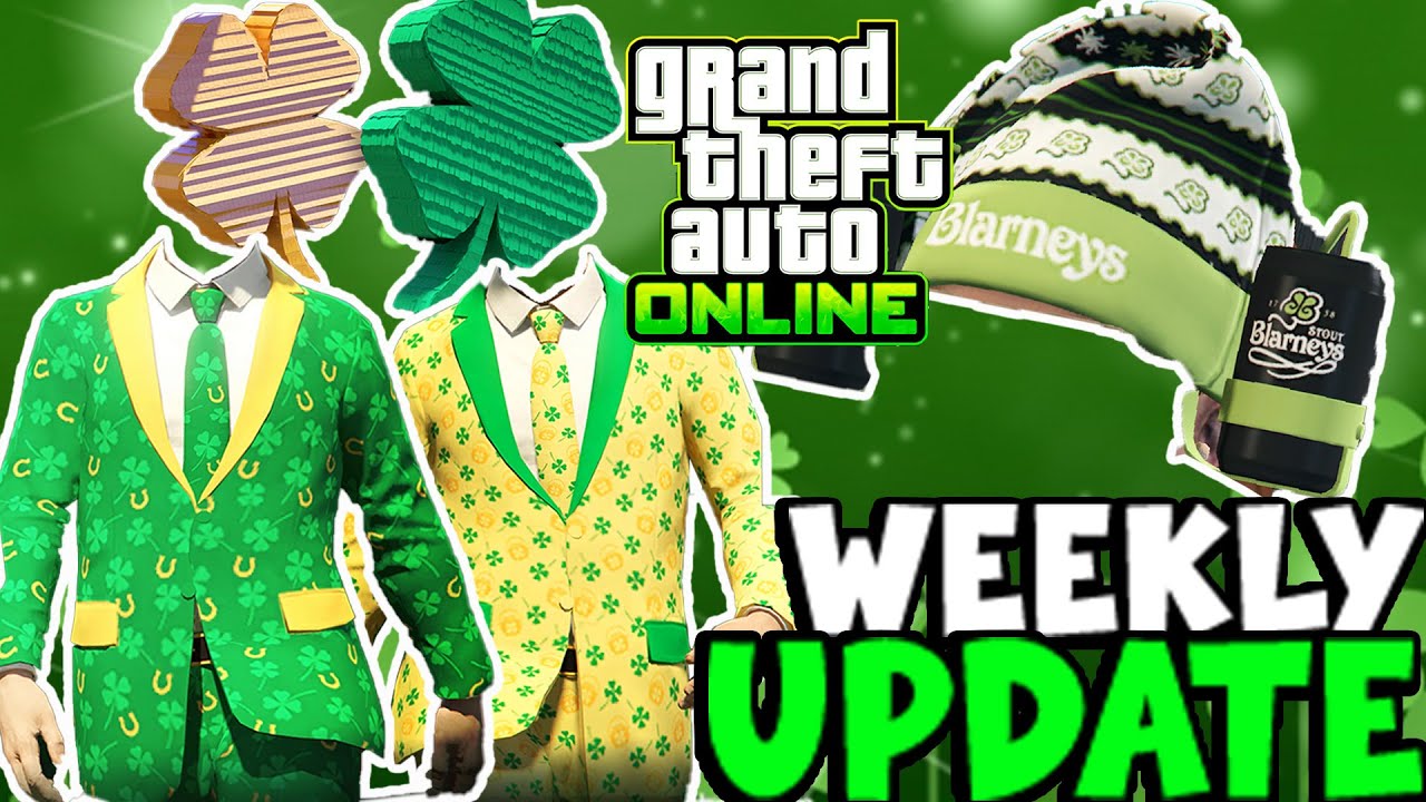 LIVE 🍀 HUNTING CLOVERS TO UNLOCK ST PATRICK’S OUTFITS | GTA ONLINE