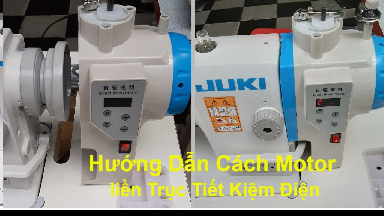 Hướng Dẫn Cách Lắp Motor Liền Trục Tiết Kiệm Điện Máy May 1 Kim Đơn Giản Nhất | Máy May Chí Hải.