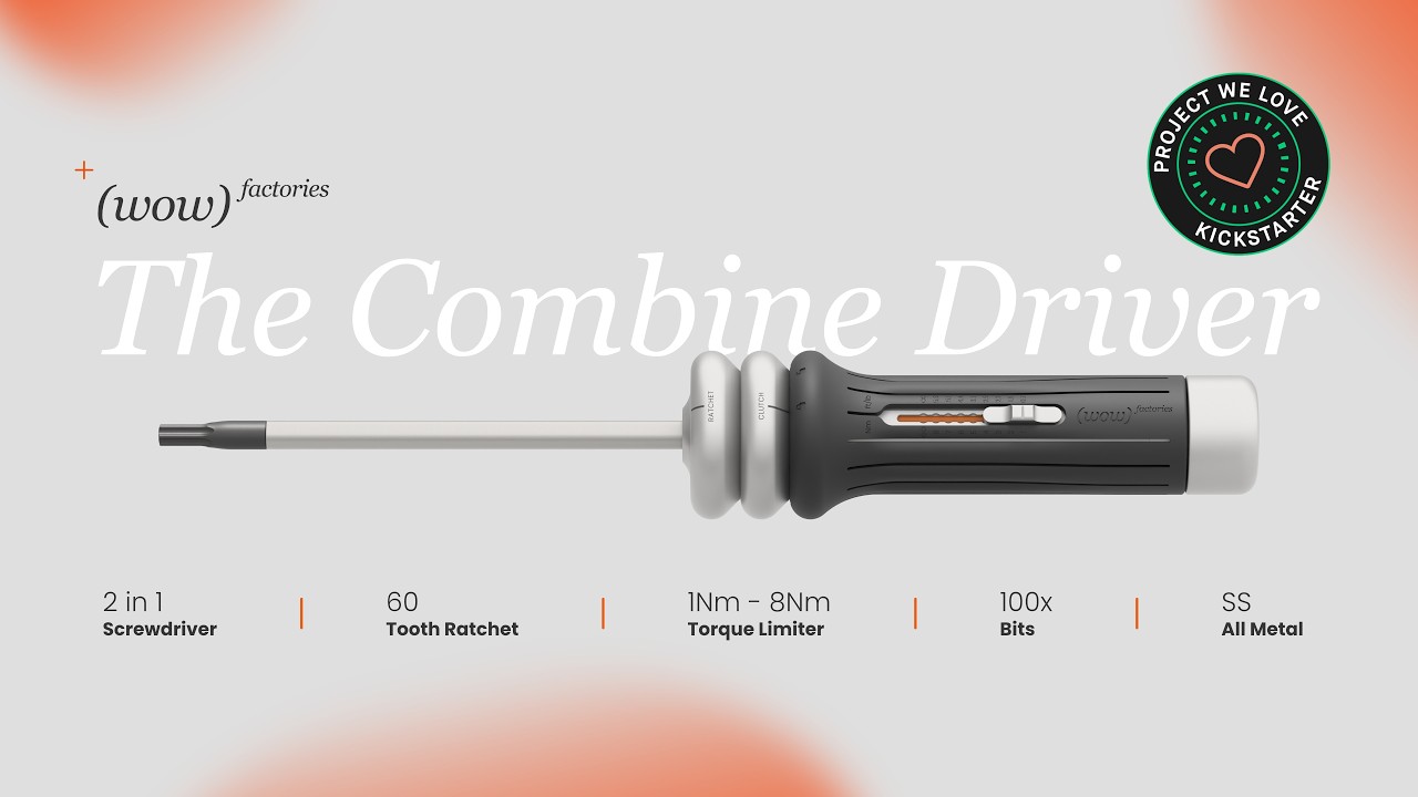The Combine Driver | 2-in-1 Ratchet & Torque Screwdriver