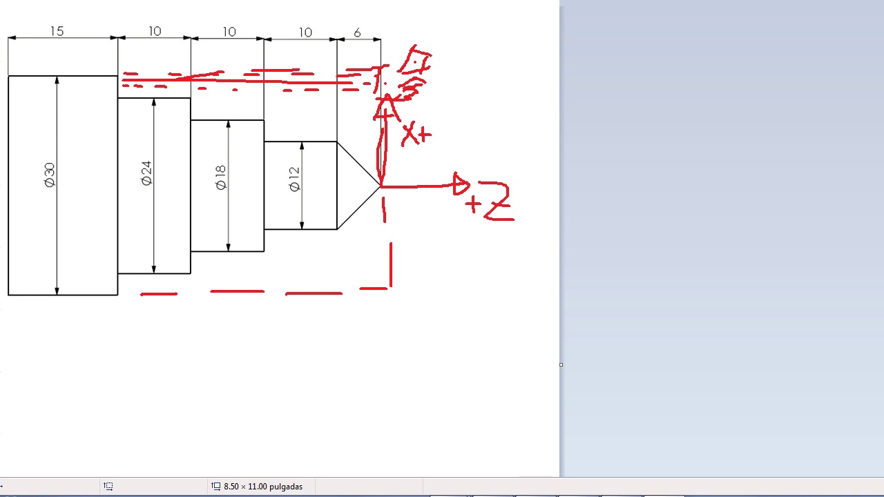 EJERCICIO TORNO CNC 11