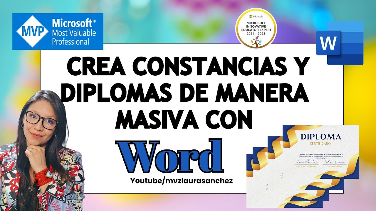 Cómo Crear Constancias y Diplomas de Manera Masiva en Word | Paso a Paso Fácil
