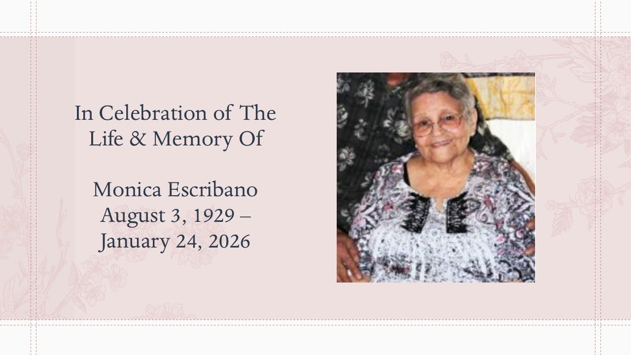 Memorial Service for Monica Escribano