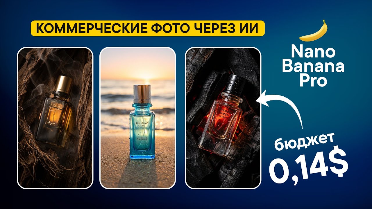 Рекламные фото товара за 10 минут. Без студии и фотографа | Nano Banana