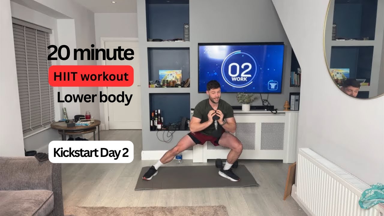 Lower body HIIT workout Day 2 of 7 day kickstart challenge 