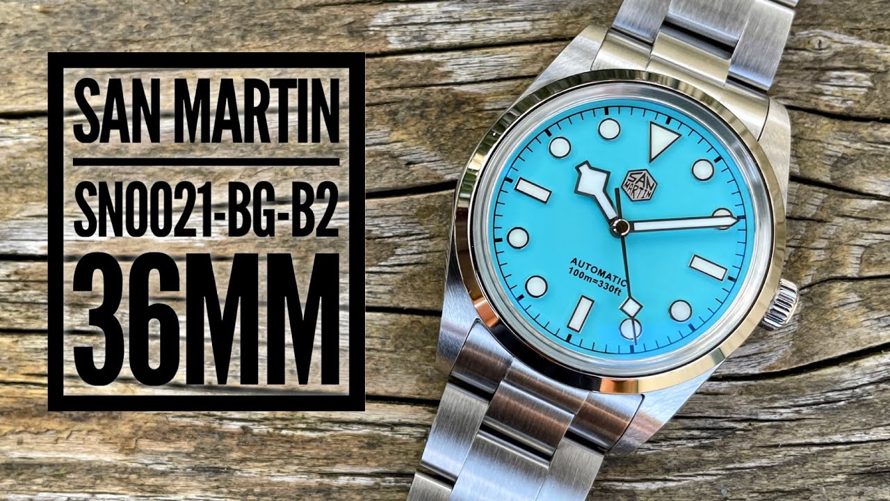 San Martin SN0021-G-B2 36 мм. Лучше чёрный, чем синий?