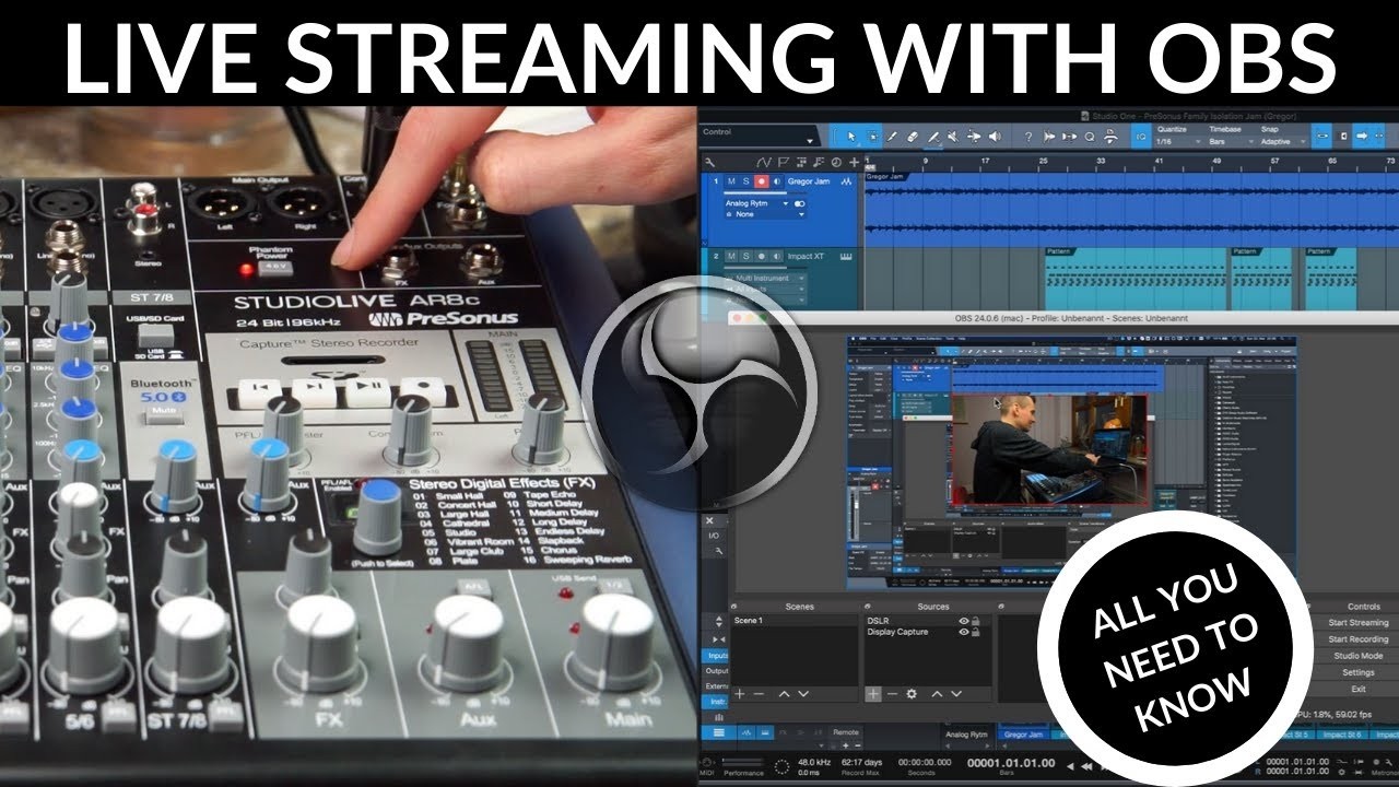 Как проводить прямые трансляции с помощью микшеров PreSonus StudioLive AR и ARc | PreSonus