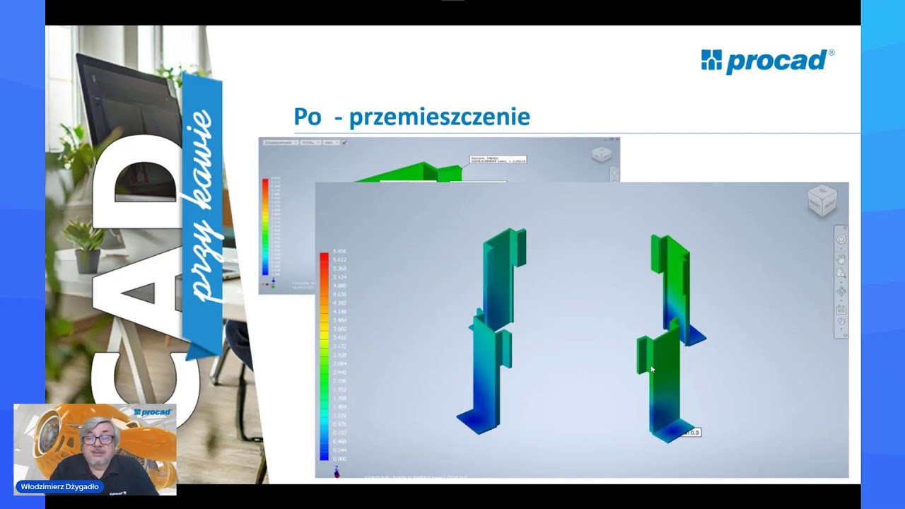 Konwergencja wyników z rzeczywistością w analizie z wykorzystaniem Inventor Nastran