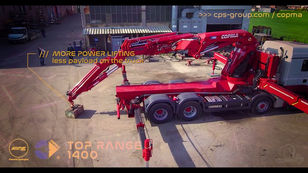 COPMA 1400 / crane for every operator!