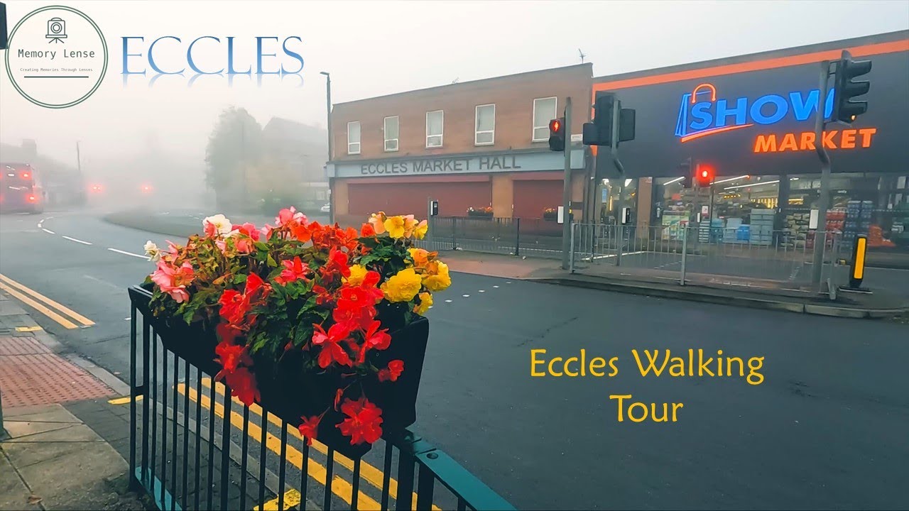 Foggy Morning in Eccles | Manchester | 4K HDR | Walking Video