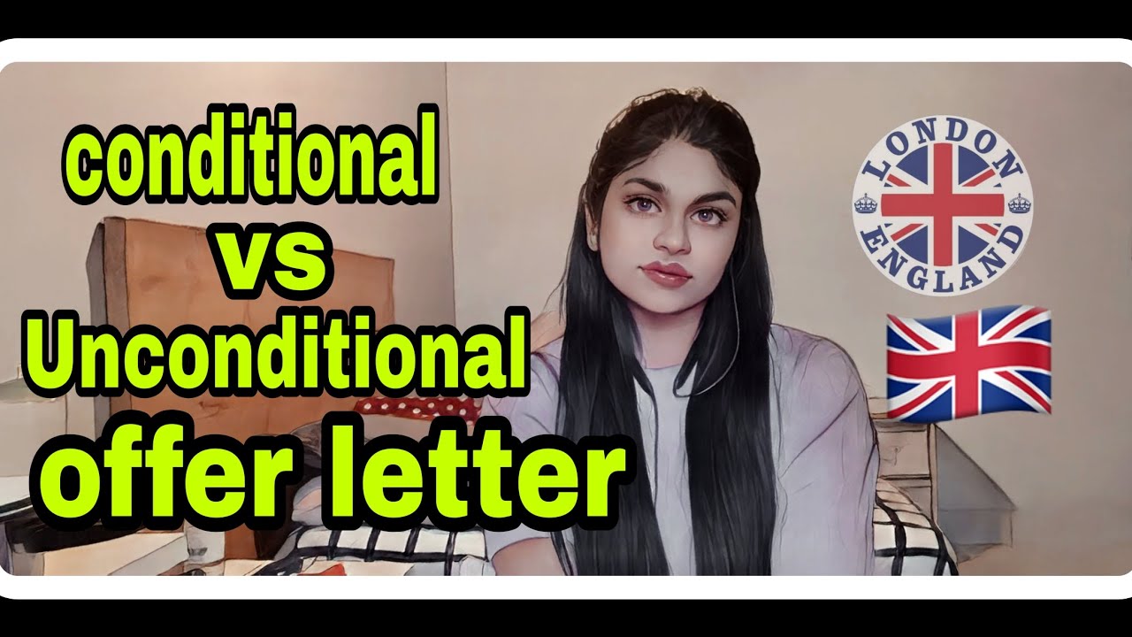 conditional vs unconditional offer letter ✉️ watch till the end 🔚