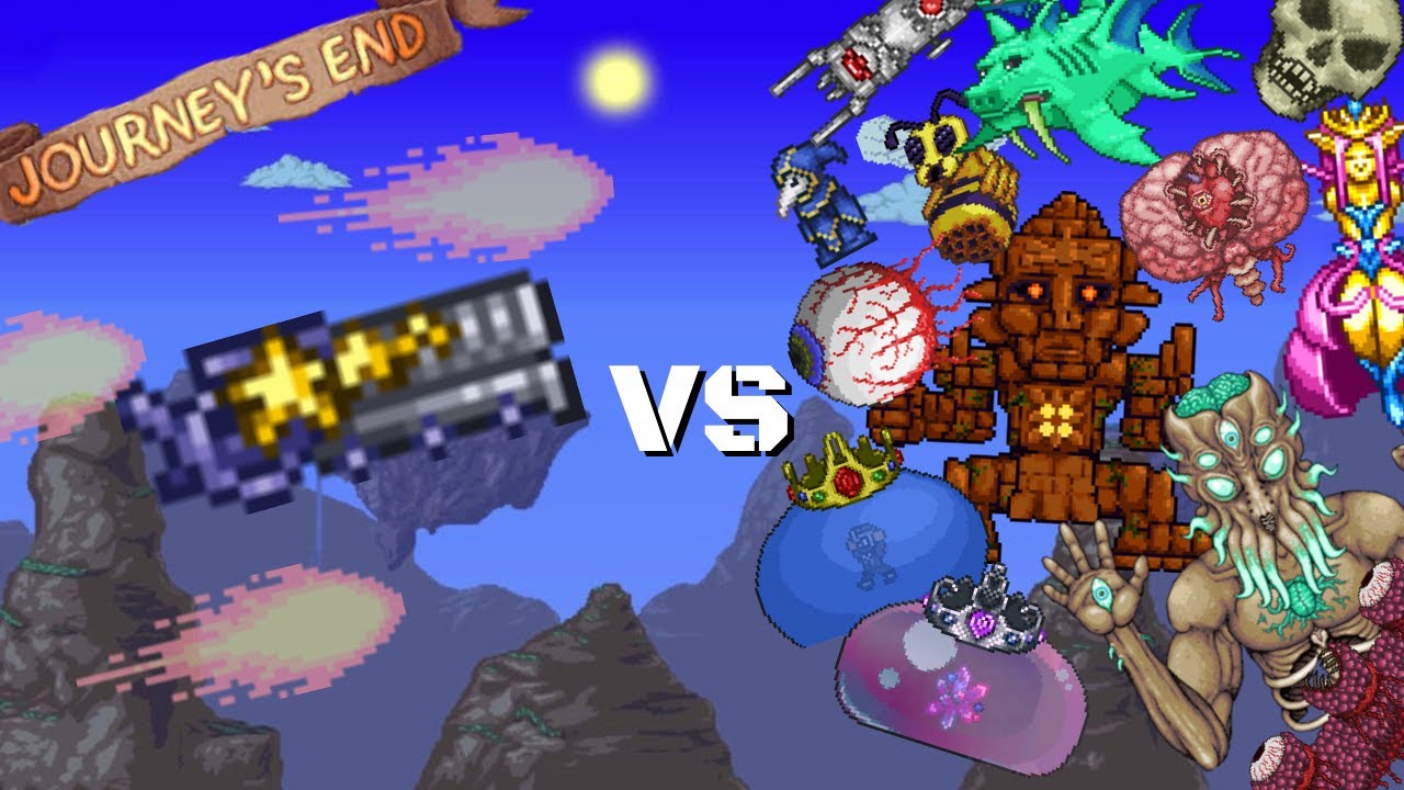 Super Star Shooter vs All Bosses |Terraria1.4 (Normal Mode)