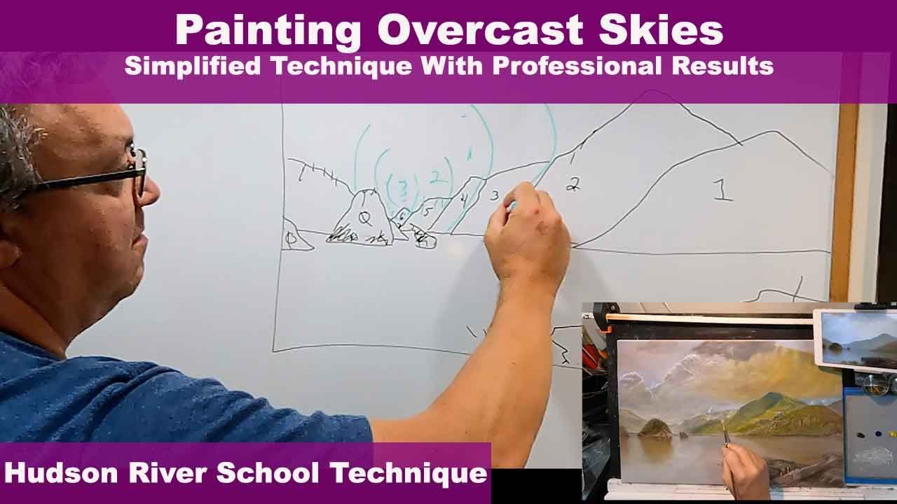 Hudson River Technique: Painting Realistic Skies