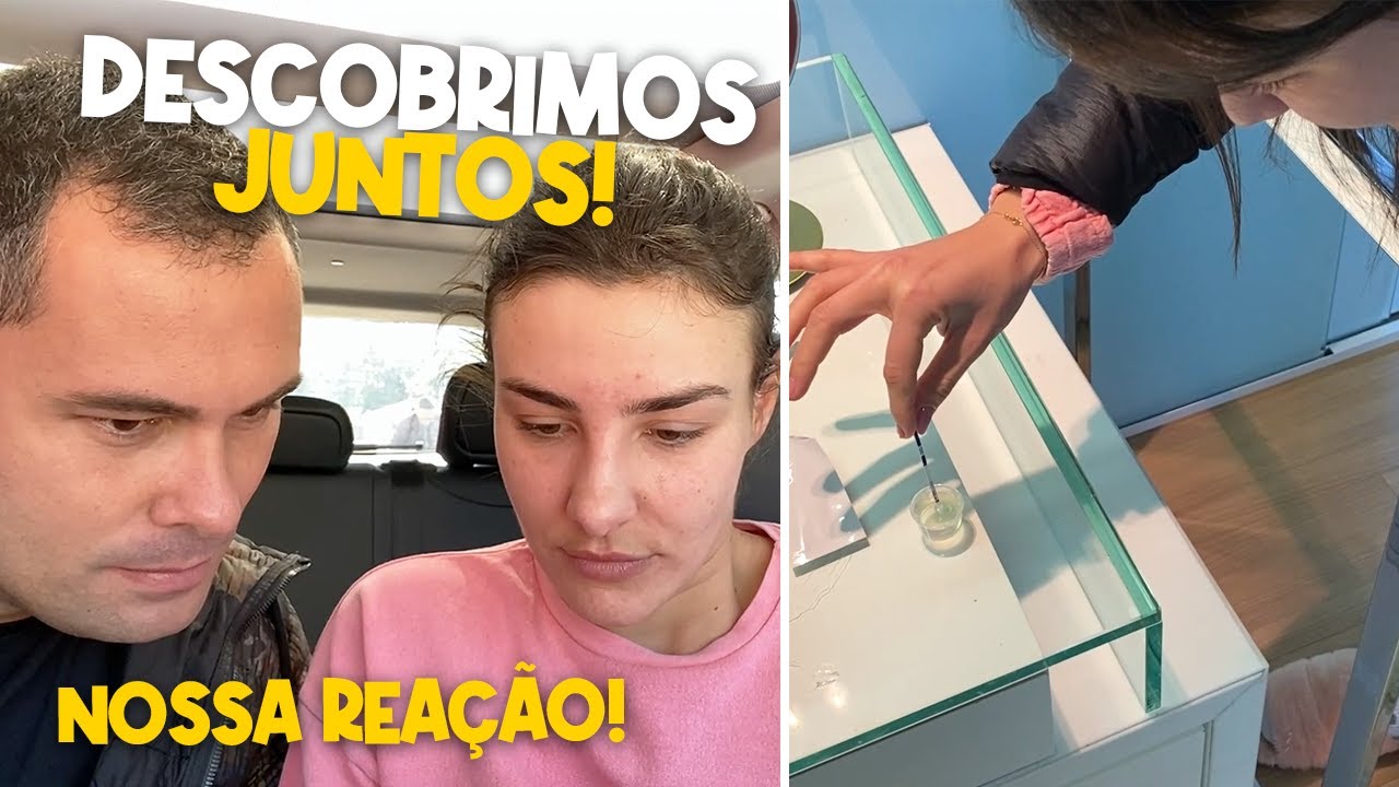 MINHA REAÇÃO E DO MEU MARIDO DESCOBRINDO A GRAVIDEZ! Diário da Fiv Ep.6 | Amanda Lunelli