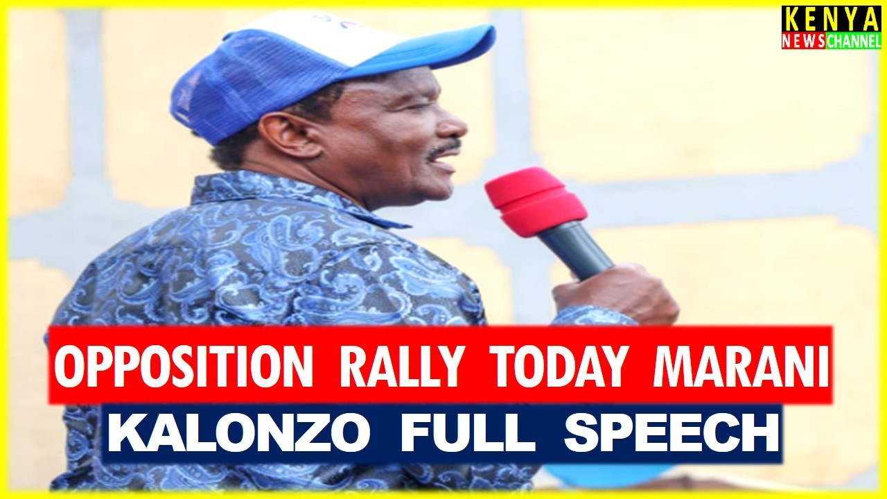 Kalonzo speech today DESTROYING Ruto with Matiangi and Gachagua in Marani