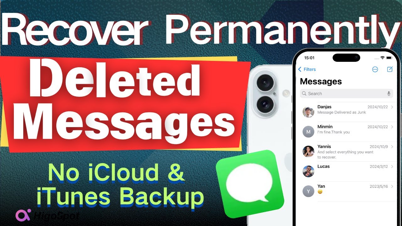 How to Recover Permanently Deleted Messages on iPhone without Backup| 100% Worked | 2 Free Ways