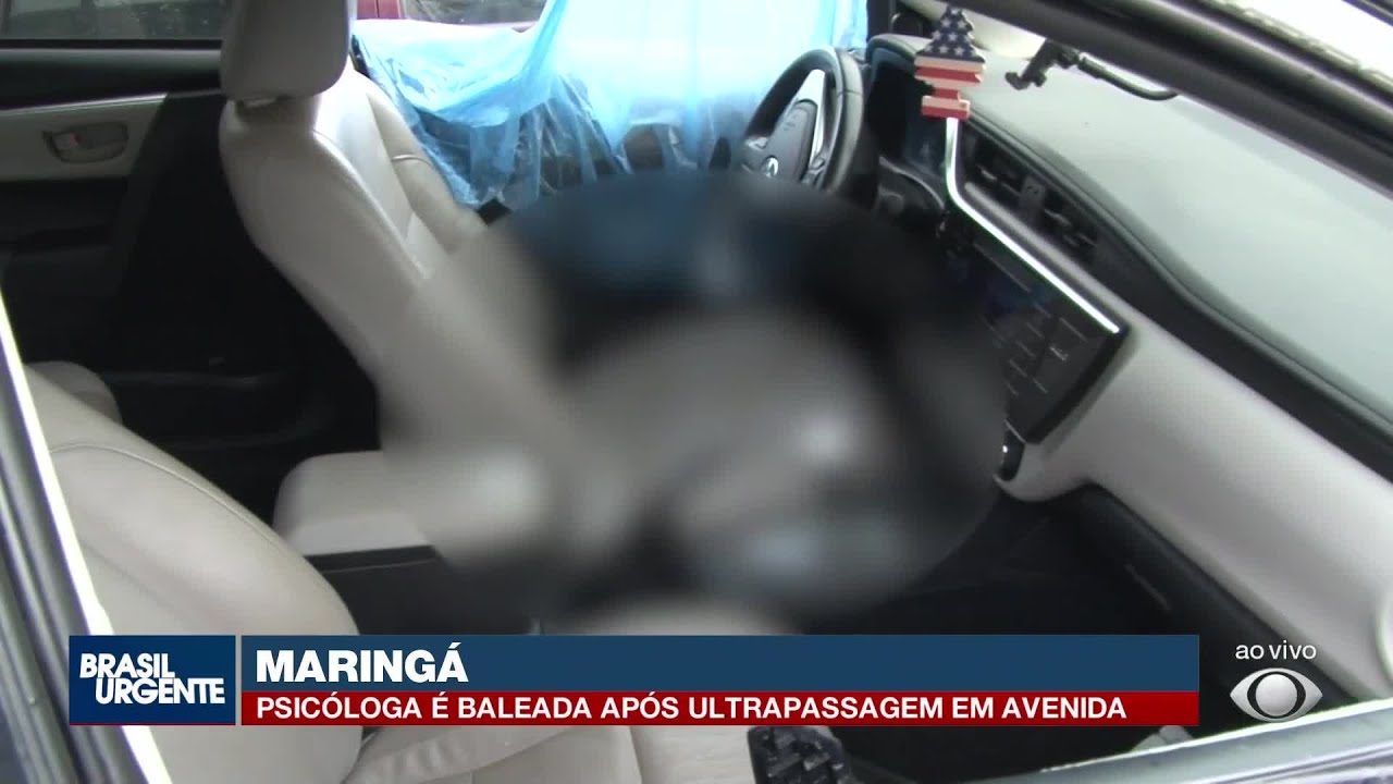 Psicóloga é baleada após ultrapassagem em avenida de Maringá