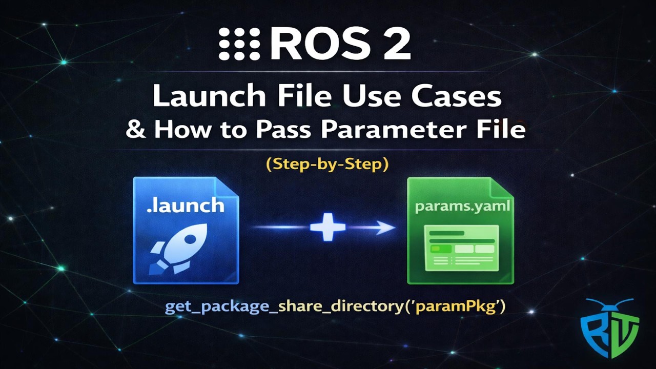 ROS 2 Launch Files Explained (Part 3) | How to Pass Parameter File to a Node
