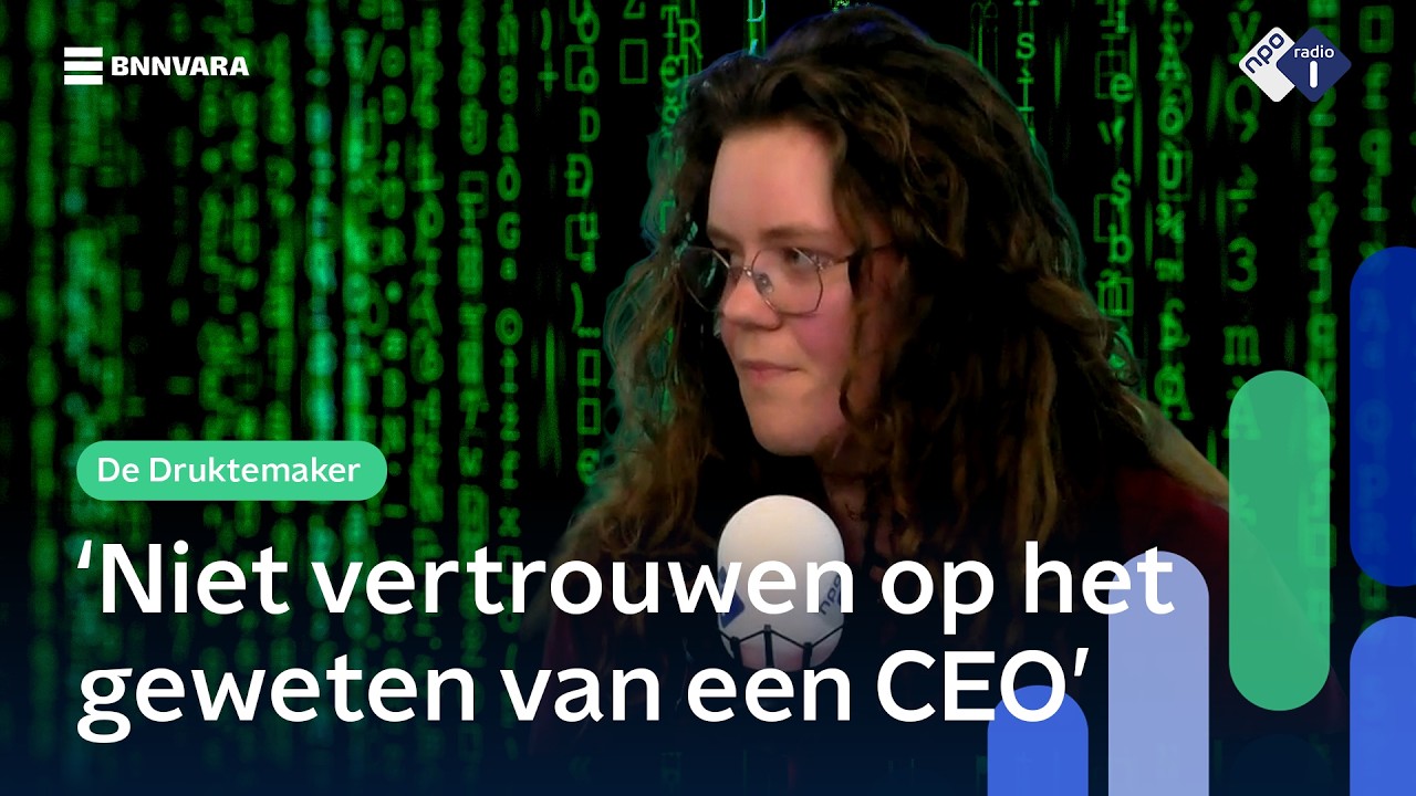 'Amodei, techmiljardair in kwestie, hield zijn rug recht tegen Trump' | De Druktemaker | NPO Radio 1