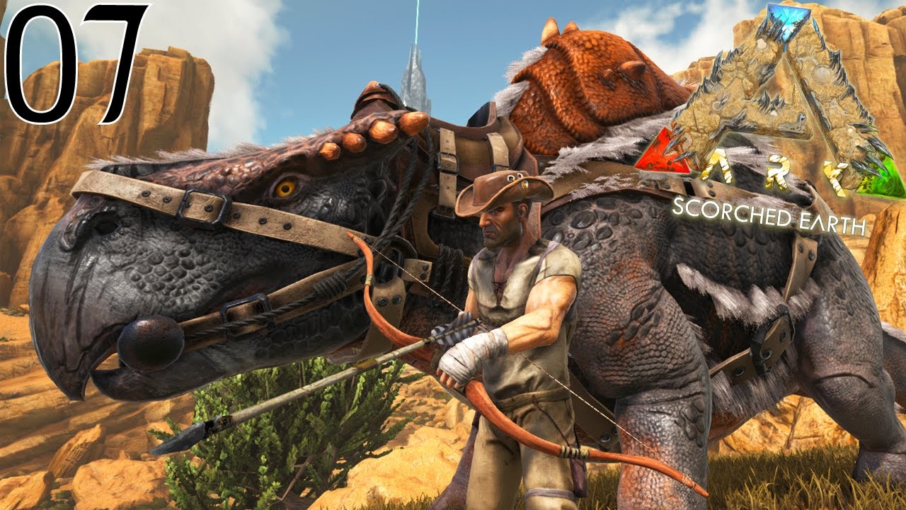 JE CHASSE DES DINOSAURES AVEC MON MORELLATOPS ! | ARK: Scorched Earth ! #Ep7