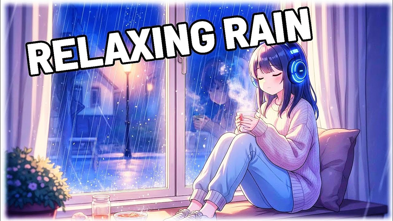 Relaxing Rain Sounds & Soft Music 🌧️ Perfect for Deep Sleep