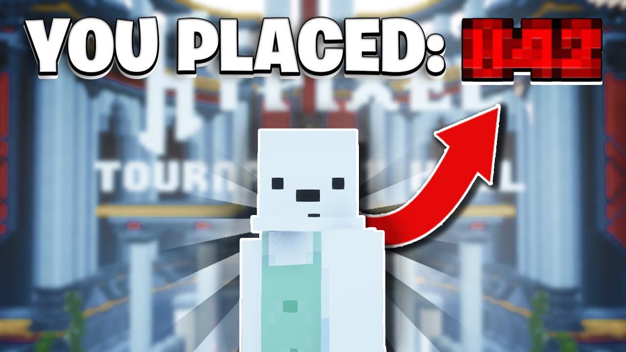 I played in a Hypixel TNT Run Tournament...