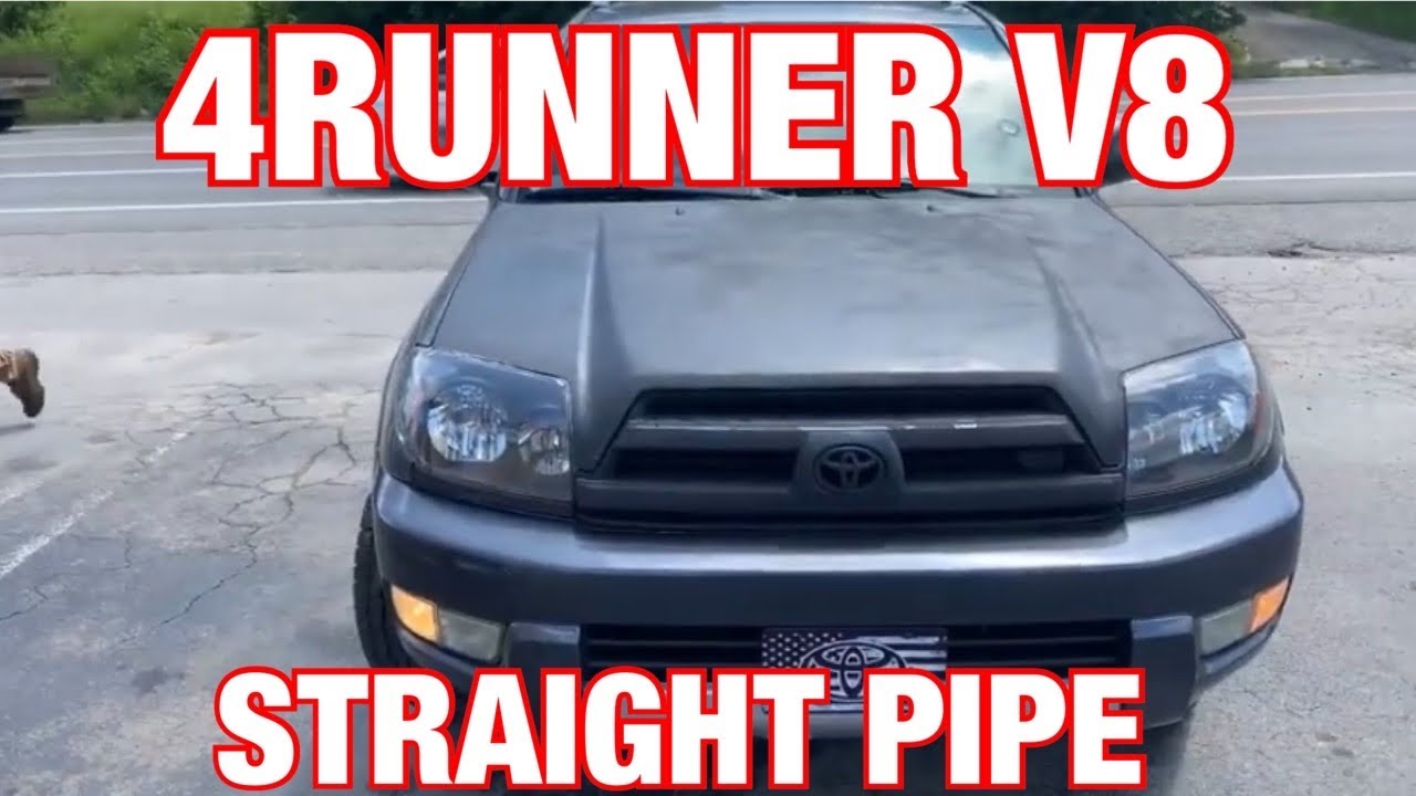 2003 Toyota 4Runner V8 EXHAUST w/ STRAIGHT PIPES!