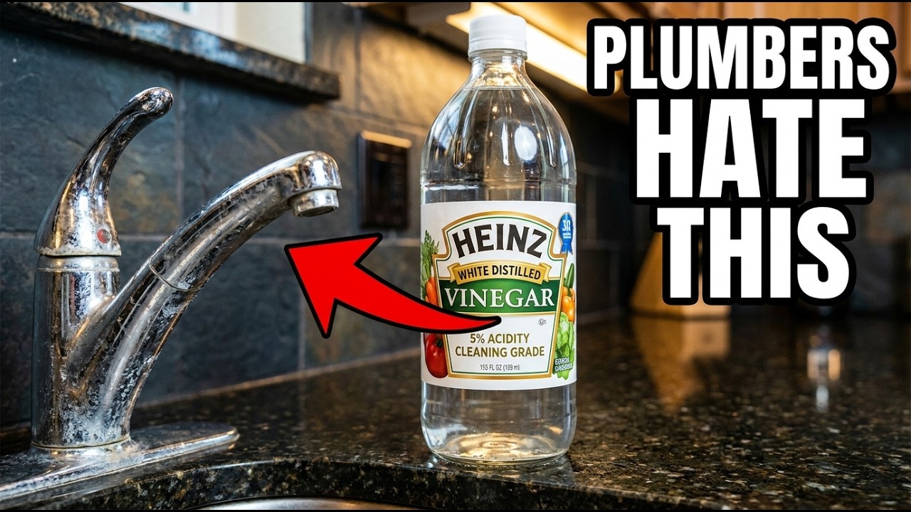 9 Things Plumbers Don't Want You to Know About White Vinegar