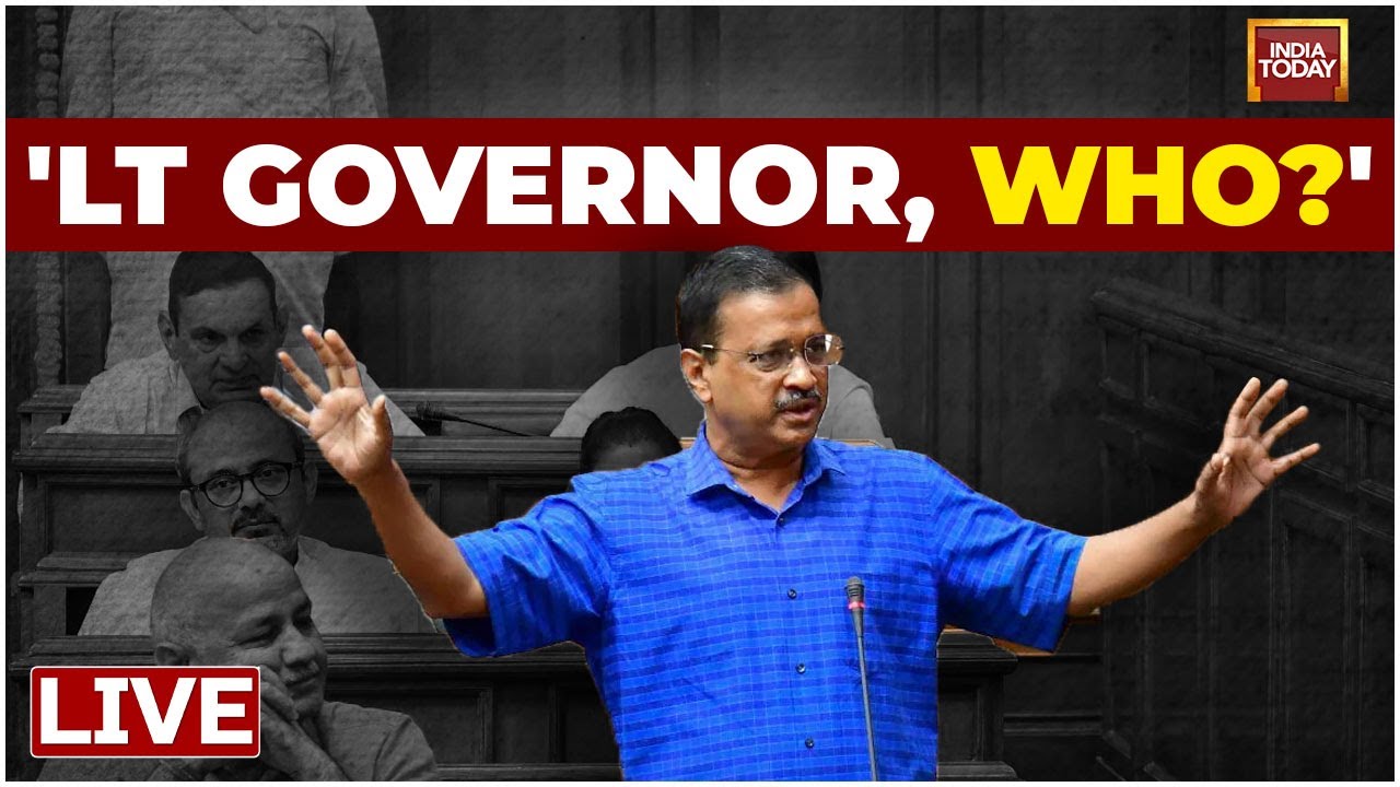 WATCH : Arvind Kejriwal LIVE | Arvind Kejriwal Lashes Out At Delhi L-G | APP Vs L-G | Live News