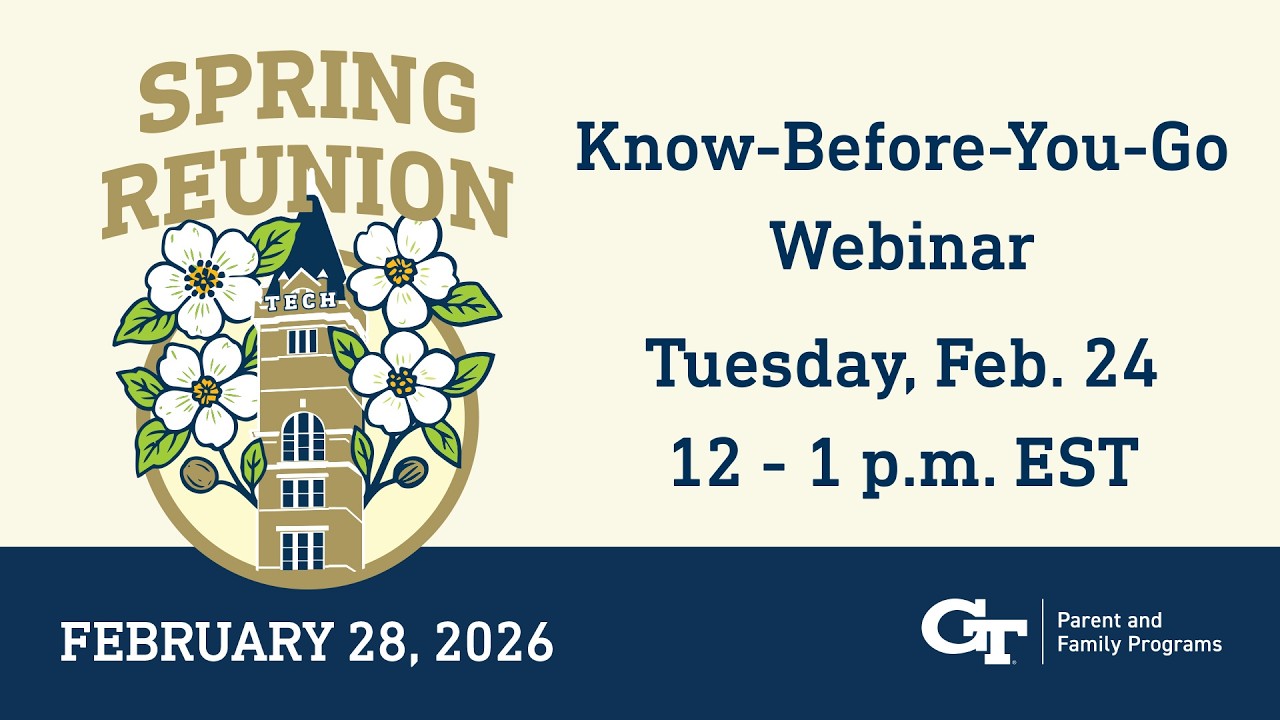 Spring Reunion 2026 - Know-Before-You-Go