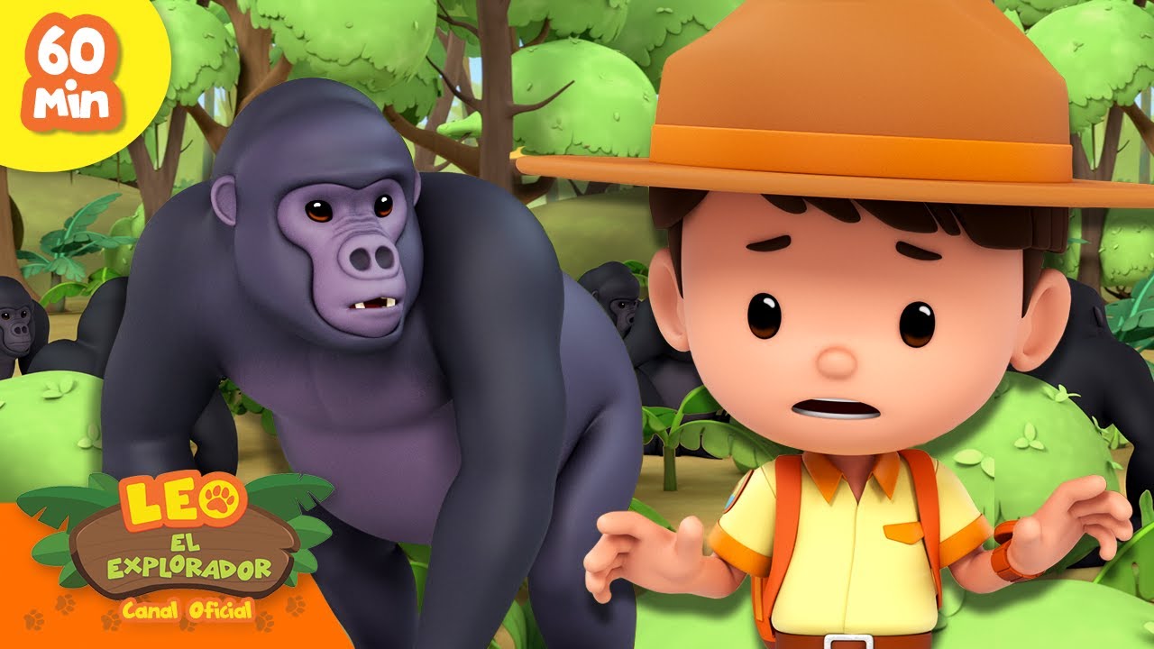¿¡EL LÍDER ESTÁ PERDIDO?! 🦍 | Animales Líderes | Leo, El Explorador | Animación