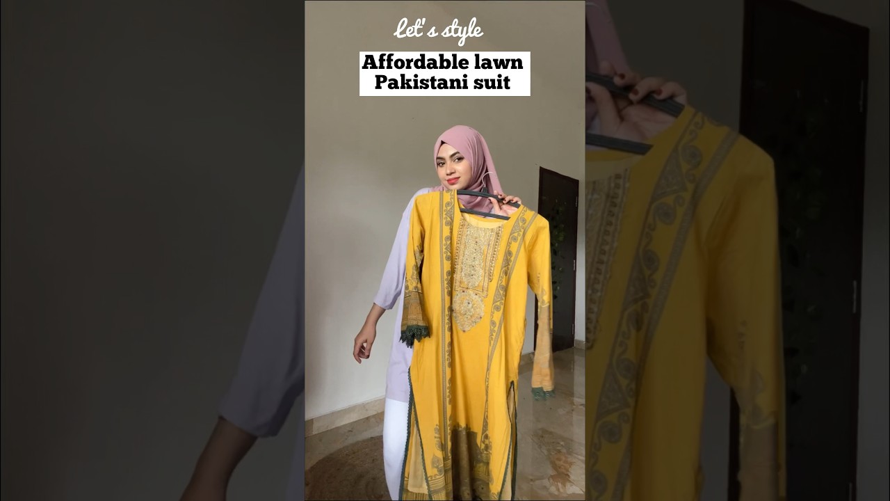 Pakistani lawn dress #meeshohaul #haulvideo #pakistanisuitsinindia #chiffondupatta #pakistanisuits