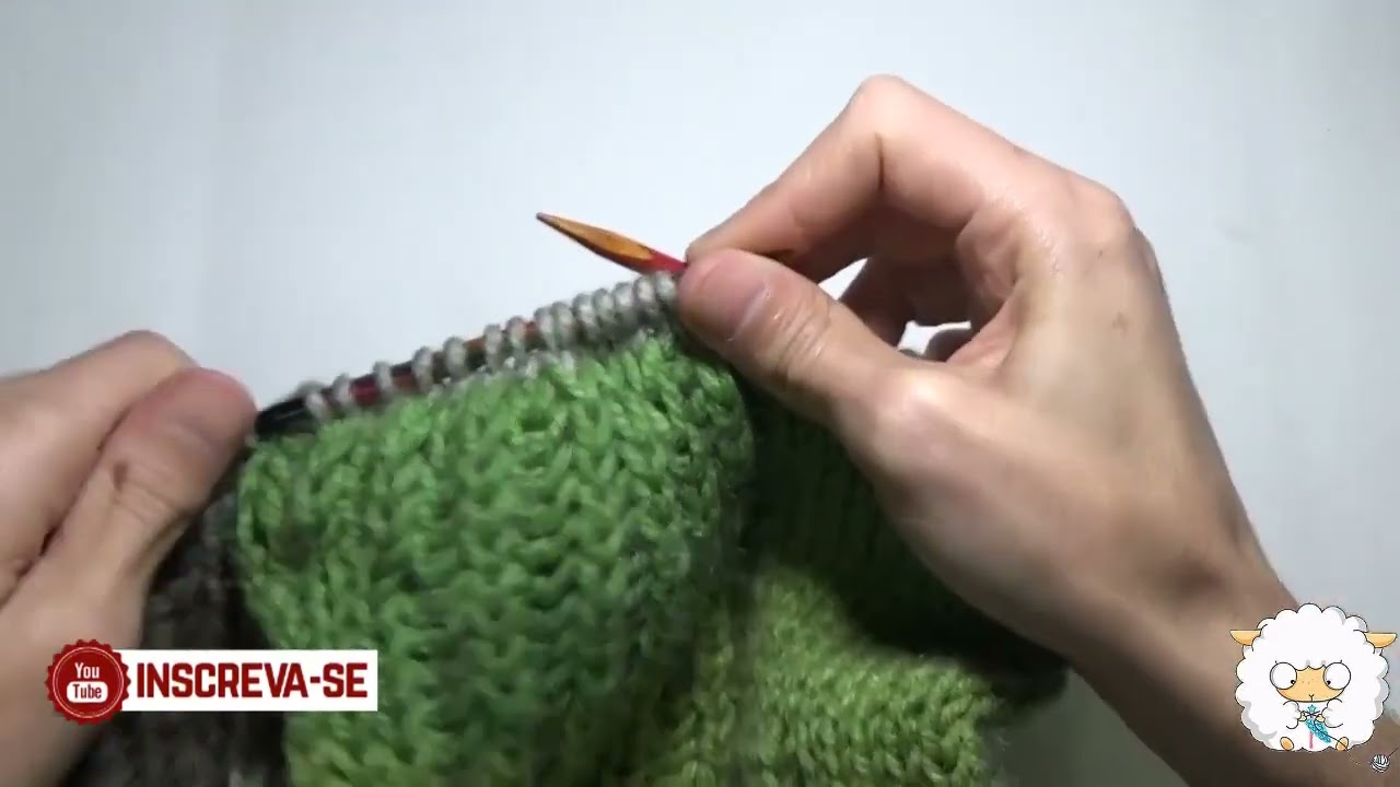 Casaco Colorpull Topdown em Tric&ocirc; #7 ｜ Acabamentos parte 1 | VIDEO ANTIGO