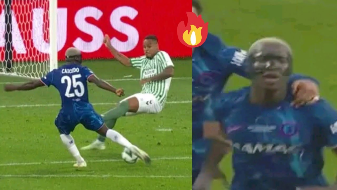 Moises Caicedo makes it 4-1 vs Real Betis 🔥🤯 (Video) | Real Betis 1-4 Chelsea Highlights