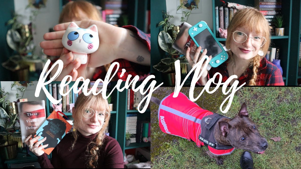 Reading a dark book and getting a bit overwhelmed in this weekly reading vlog - ReadingNymph