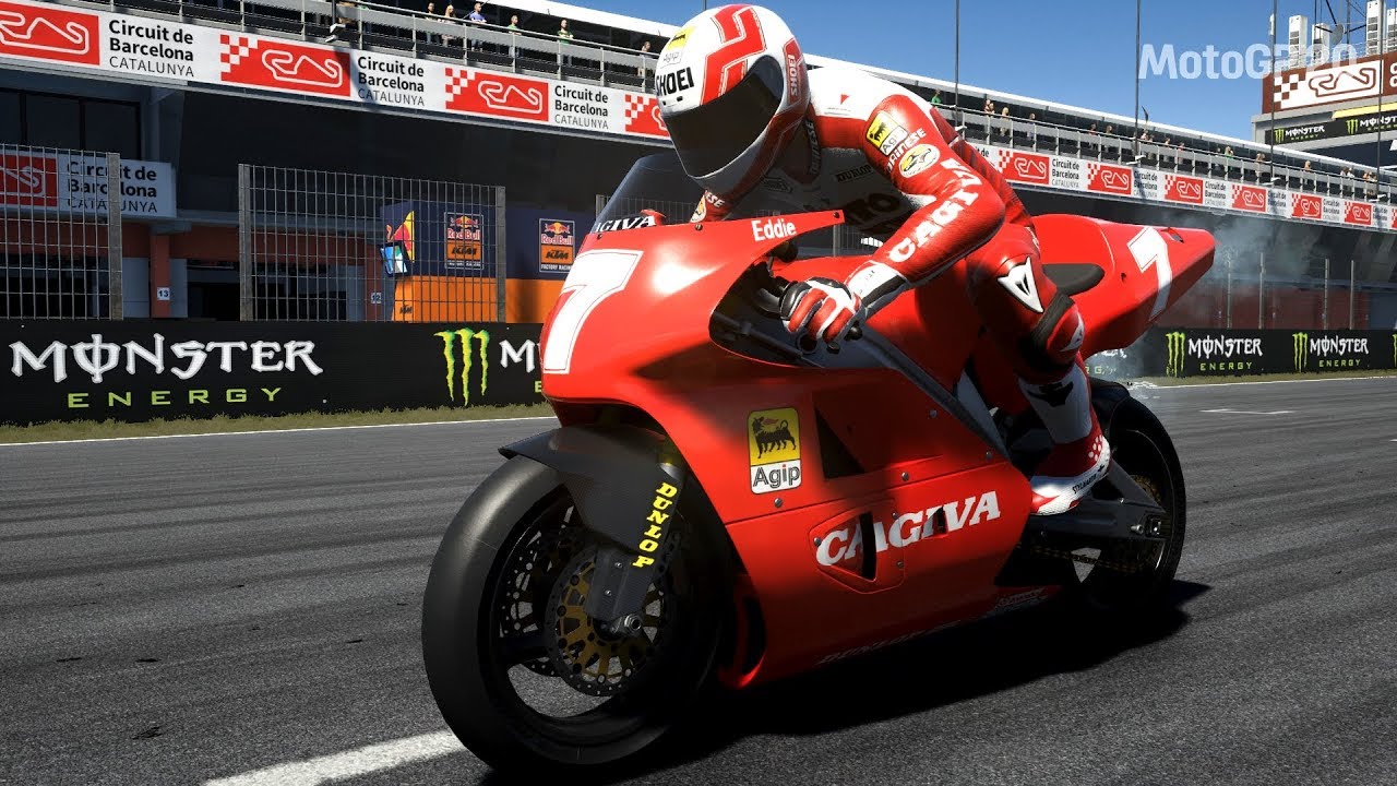 MotoGP 20 - Cagiva C592 1992 - Test Ride Gameplay (PC HD) [1080p60FPS]