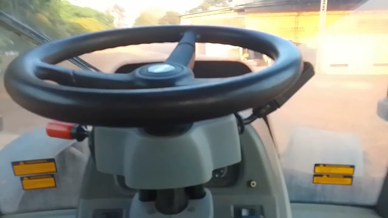 Valtra BH 194 hi tech, painel, transmissão e funções piloto.