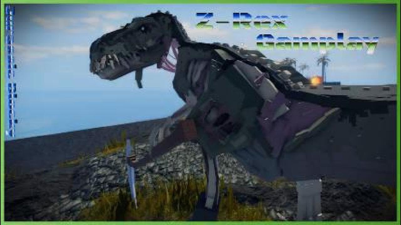Jurassic blocky zombie Rex [255 Subscriber special]