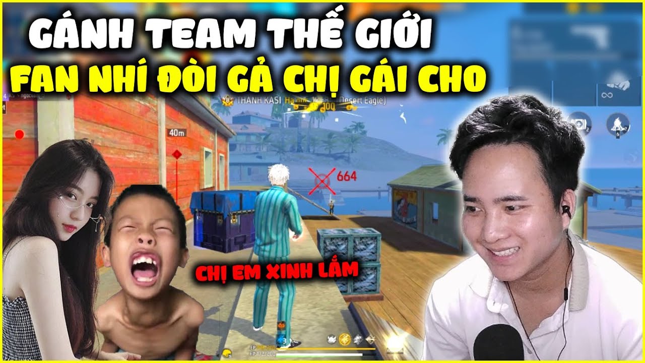 Thành Kasi Gánh Team Thế Giới Xem Phản Ứng Đồng Đội Gặp Fan Nhí Đòi Gả Chị Gái Cho
