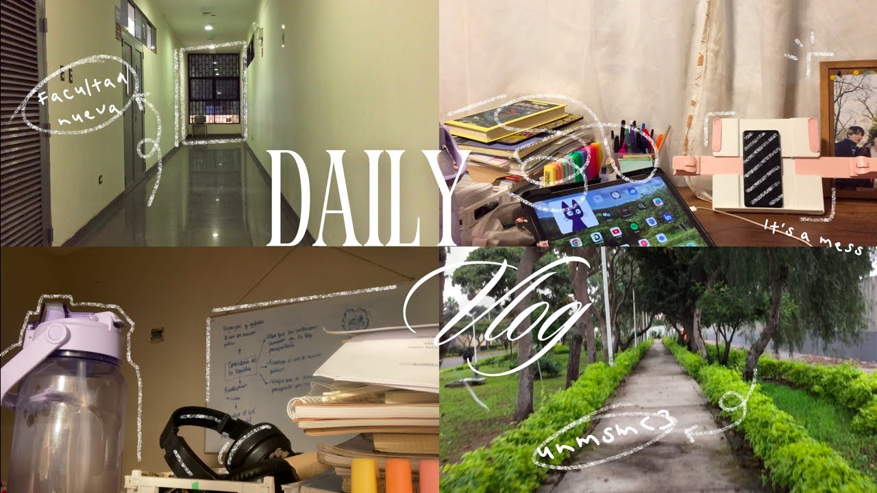 Vlog diario en la UNMSM ✨ ·˚ ༘ | clases📔 | prácticas | últimos ciclos 📖 | San Marcos