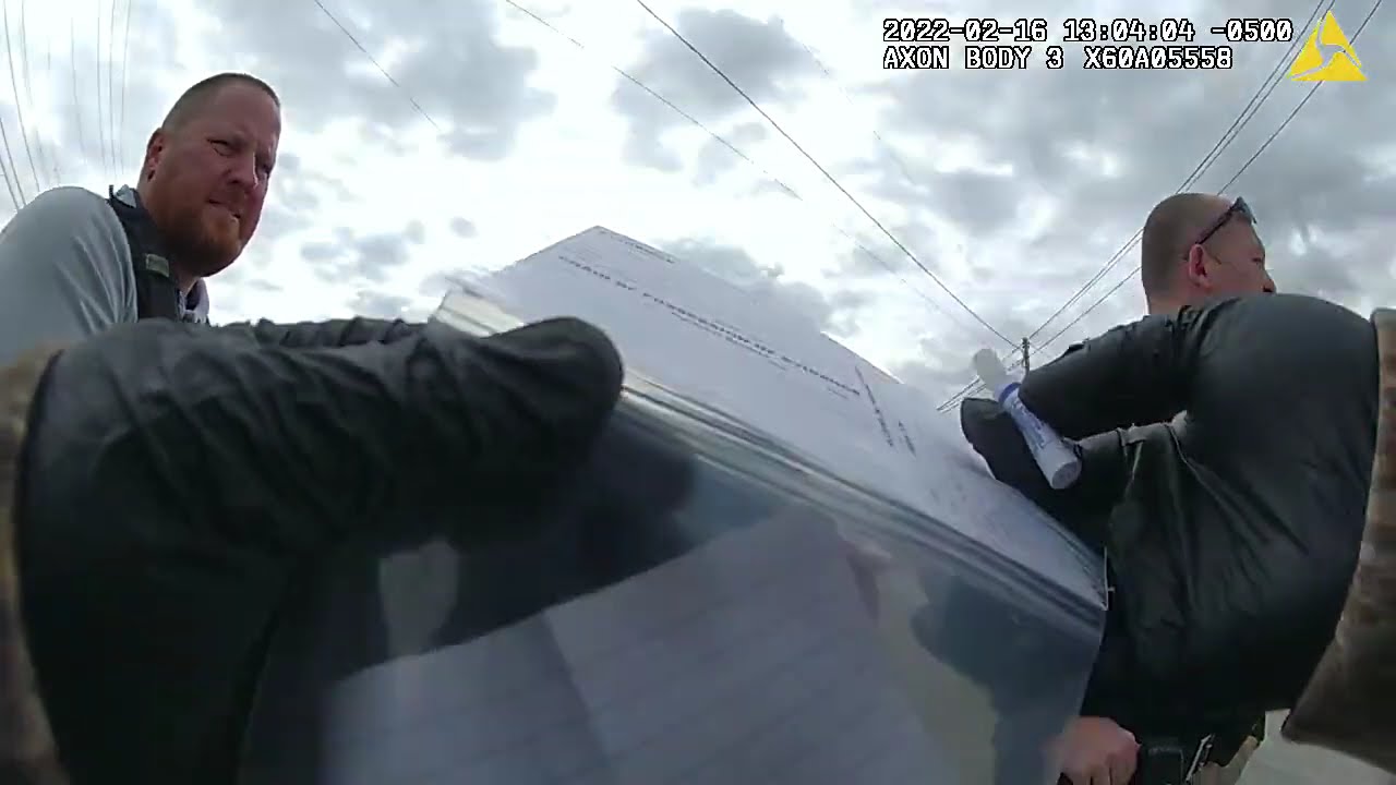 Detective David Clark bodycam video Traffic Stop 2-16-22