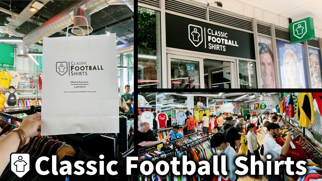 ロンドンに来たらココはマスト！Classic Football Shirtsで知らないクラブのシャツを買う！