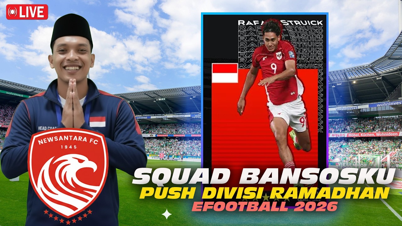 Efootball Push Division FULL BANSOS Divisi 3 - LIVE 134 #efootball  #efootball2026  #live