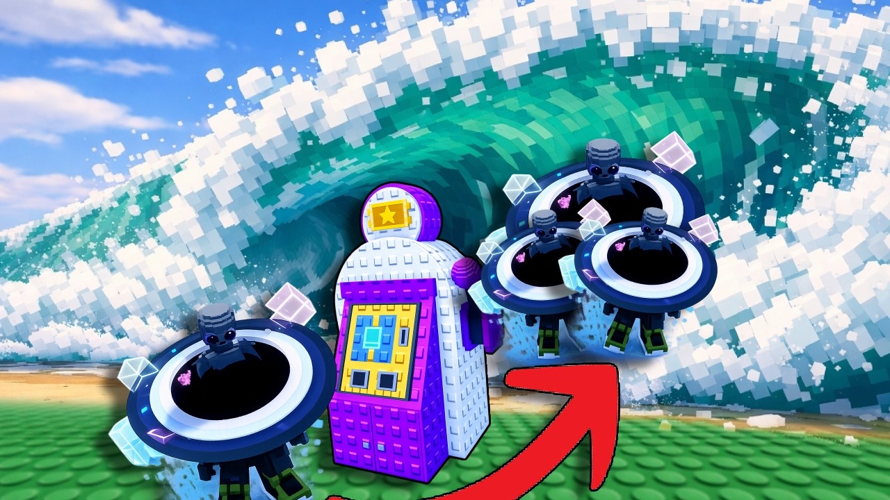 intento DUPLICAR con la NUEVA MAQUINA ARCADE!! en #escapetsunamiforbrainrots #roblox #viral
