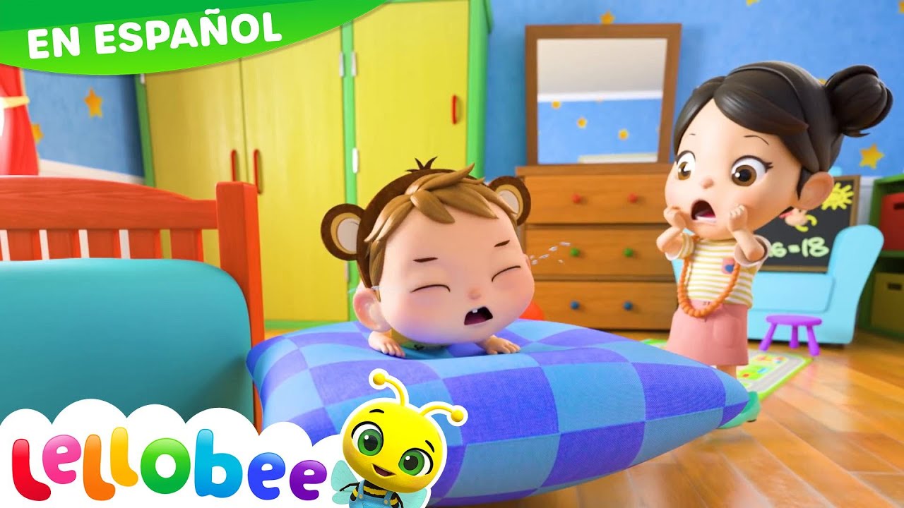 Cinco monitos saltando en la cama | Nanas para beb&eacute;s |  Lellobee