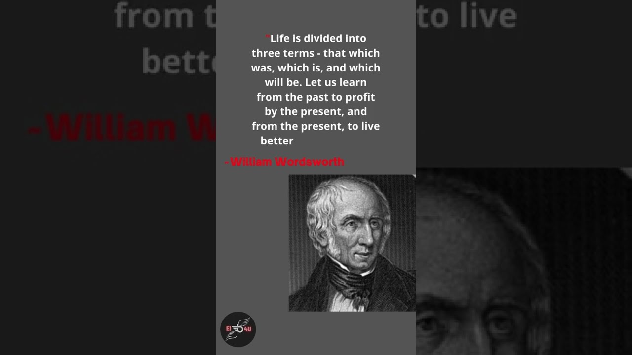 Quote#02 | WILLIAM WORDSWORTH❤️| New Video 2022 | Everyday Inspiration 4u #shorts #shortvideo