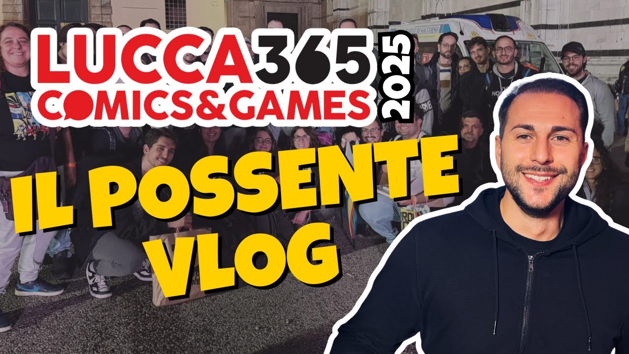 LUCCA COMICS 2025 | IL POSSENTE VLOG TRA FUMETTI E HIDEO KOJIMA