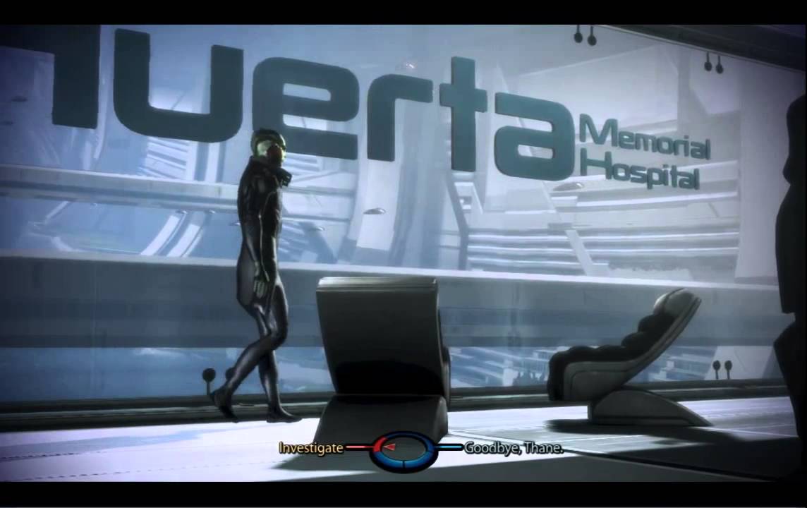 Mass Effect 3: Sheppard meets Thane at Huerta Memorial