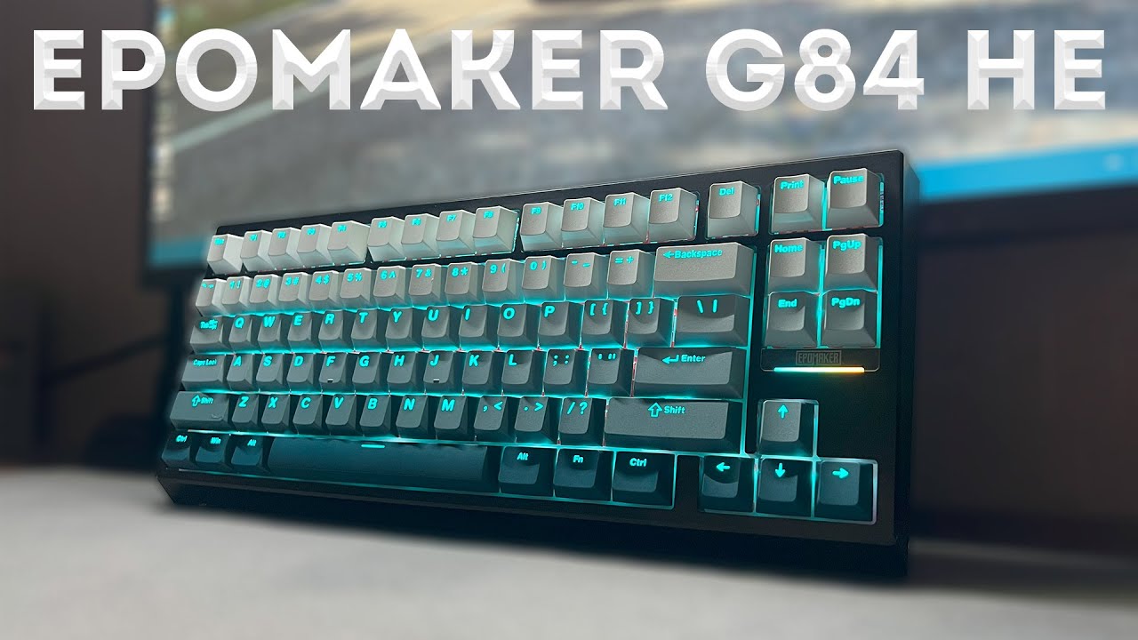 EPOMAKER G84 HE - САМАЯ ЛУЧШАЯ МАГНИТНАЯ КЛАВИАТУРА? | ОБЗОР #epomaker #epomakerg84he