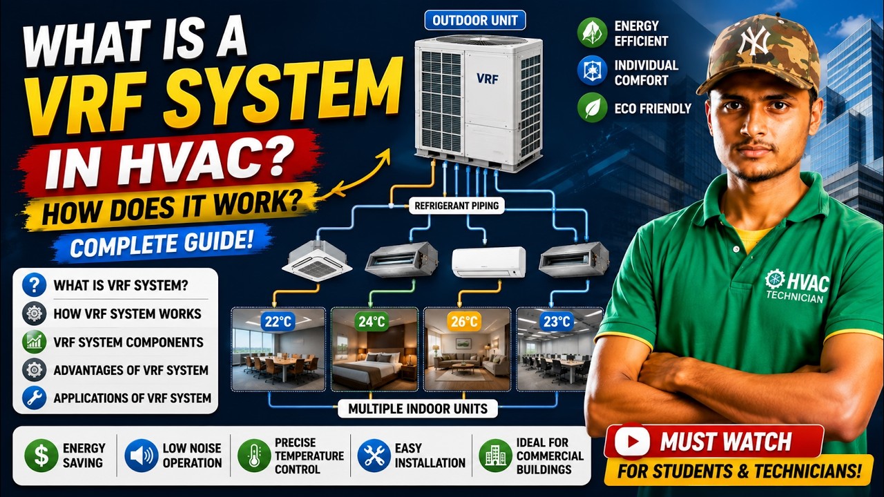 What is a VRF System in HVAC? How Does it Work? Complete Guide